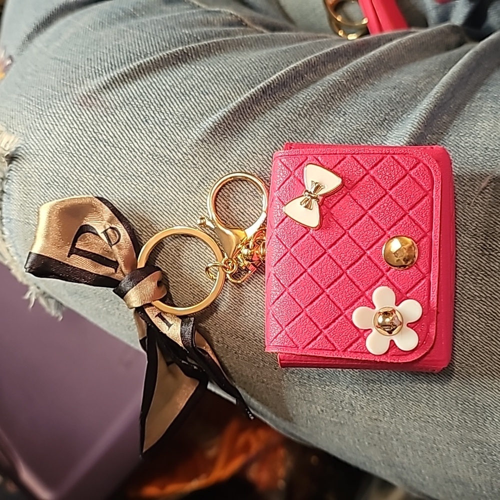 Mini Pink Purse NWOT with scarf